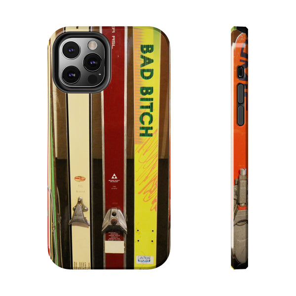 Vintage Skis - Tough Phone Case, Case-Mate