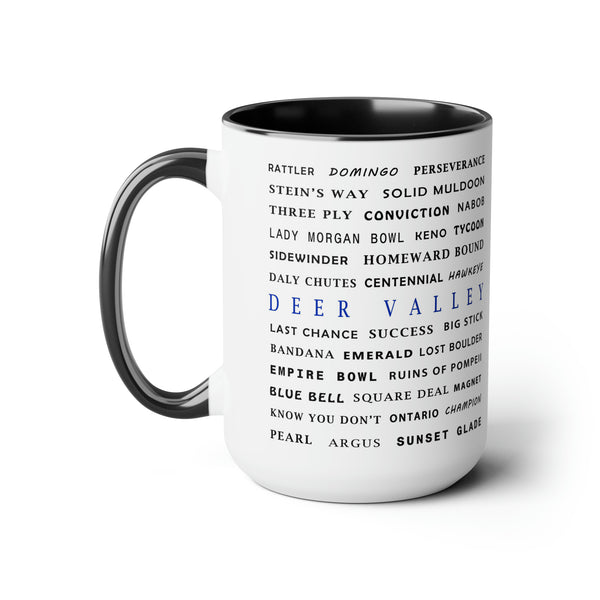 Deer Valley - Two-Tone Coffee Mug, 15oz