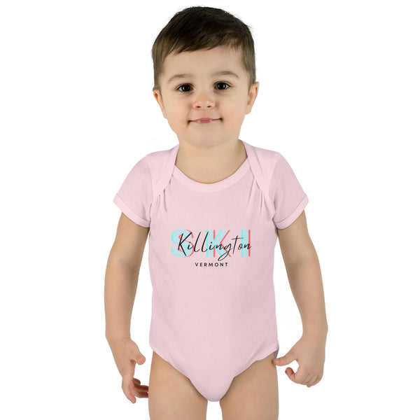 Infant Bodysuit – Ski Killington Vermont - Baby Onesie | Skiing Newborn Gift