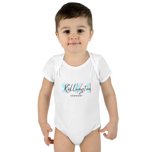 Infant Bodysuit – Ski Killington Vermont - Baby Onesie | Skiing Newborn Gift