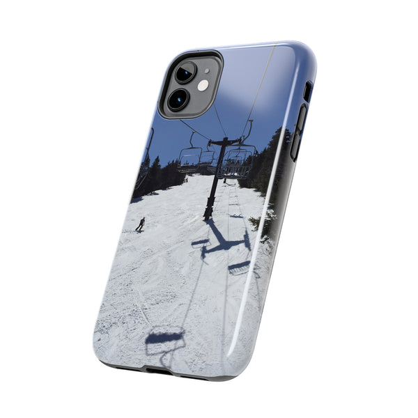 Blue Bird Skiing - Tough Phone Case, Case-Mate