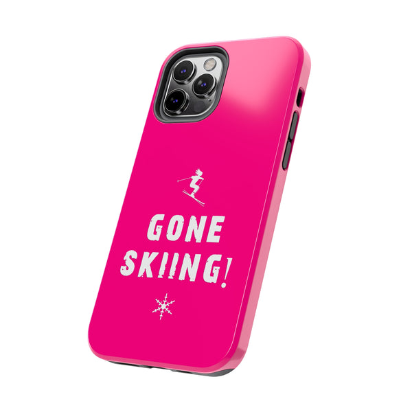 Gone Skiing Pink - Tough Phone Case, Case-Mate