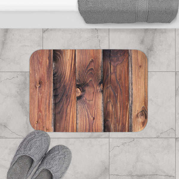 small bath mat ski decor