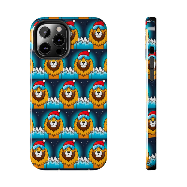 Skiing Lion - Tough Phone Case, Case-Mate