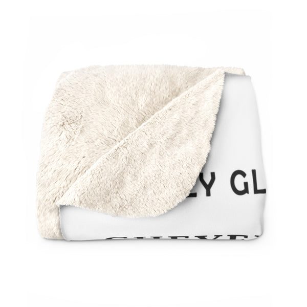 Jackson Hole Sherpa Fleece Blanket — Ski Run Names Cozy Throw