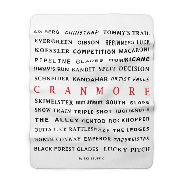 Cranmore Mountain, New Hampshire - Fleece Blanket