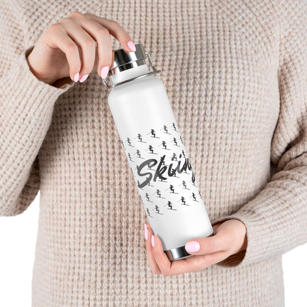 Skiing Vacuum Insulated Bottle, Skiing Bottle, Skier Gifts