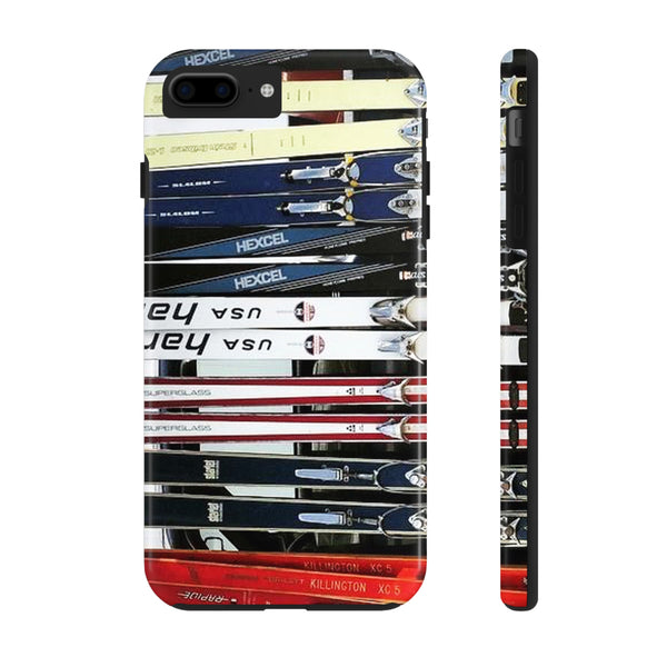 Vintage Skis - Tough Phone Case, Case-Mate