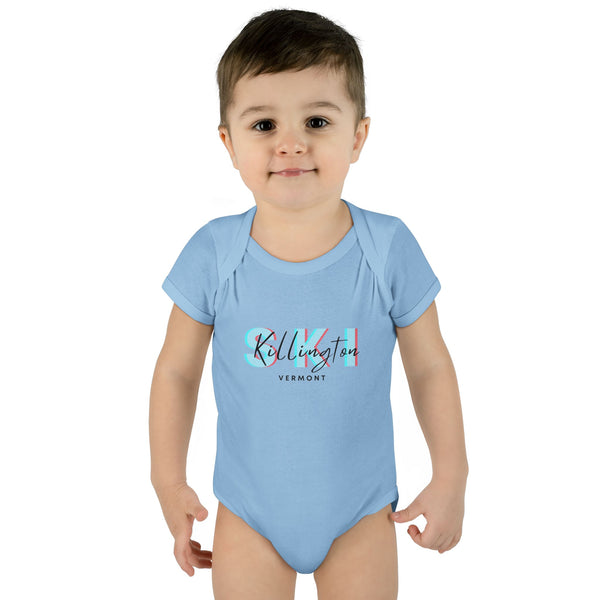 Infant Bodysuit – Ski Killington Vermont - Baby Onesie | Skiing Newborn Gift