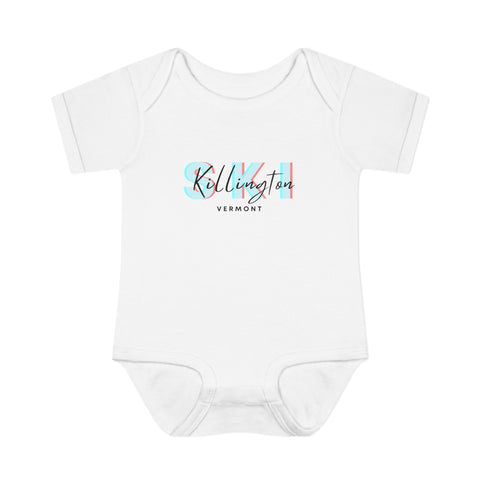 Infant Bodysuit – Ski Killington Vermont - Baby Onesie | Skiing Newborn Gift