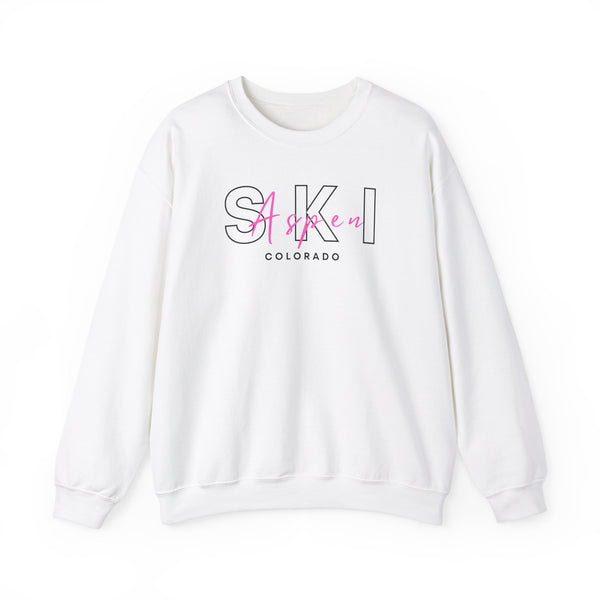 Ski Aspen Colorado - Unisex Crewneck Sweatshirt, Ski Lovers Gifts