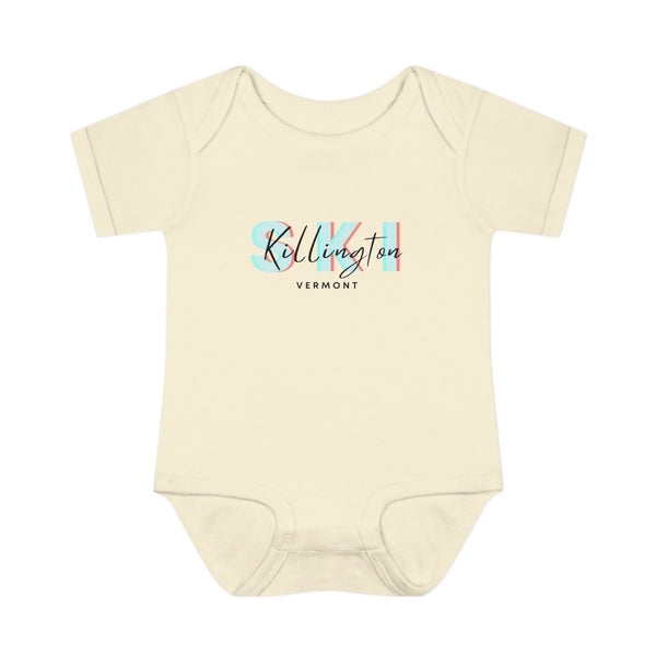 Infant Bodysuit – Ski Killington Vermont - Baby Onesie | Skiing Newborn Gift