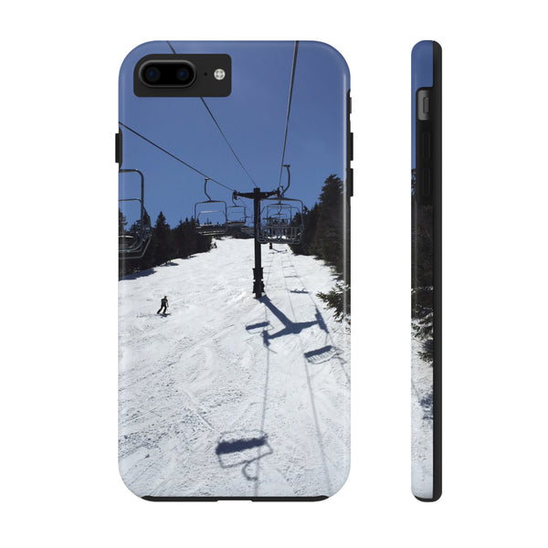 Blue Bird Skiing - Tough Phone Case, Case-Mate