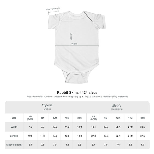 Infant Bodysuit - "I'd Rather Be Skiing" Baby Onesie
