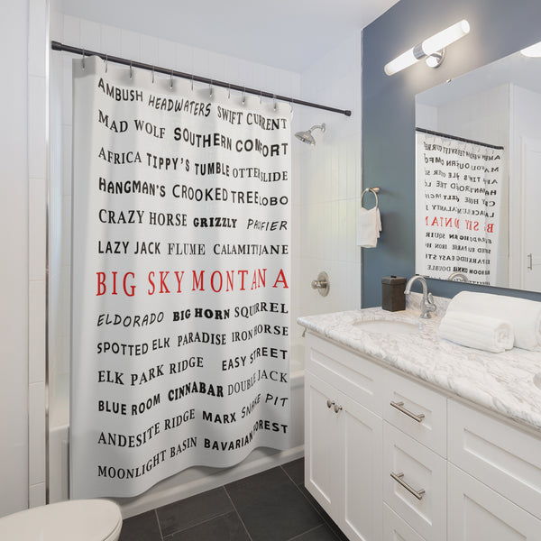 Big Sky Montana - Shower Curtain