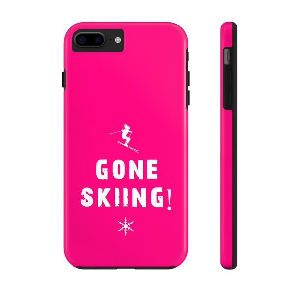 Gone Skiing Pink - Tough Phone Case, Case-Mate