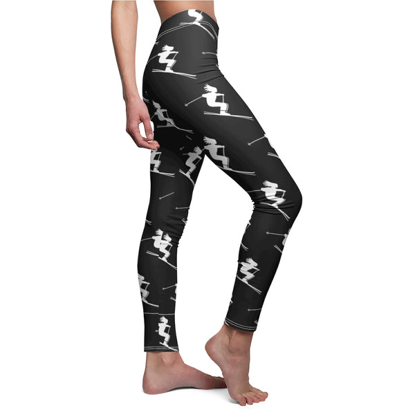 Women's Trendy Leggings - Skier