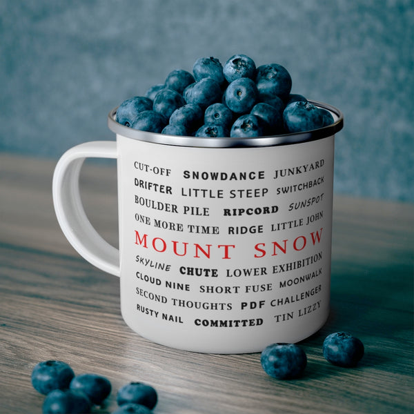 Mount Snow - Enamel Camping Mug