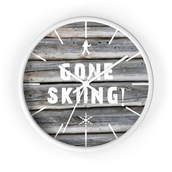 Wall Clock - Gone Skiing