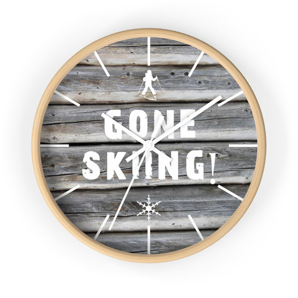 Wall Clock - Gone Skiing