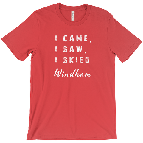 I came I saw I skied Windham - T-Shirt