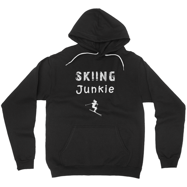 Hoodie - Skiing Junkie