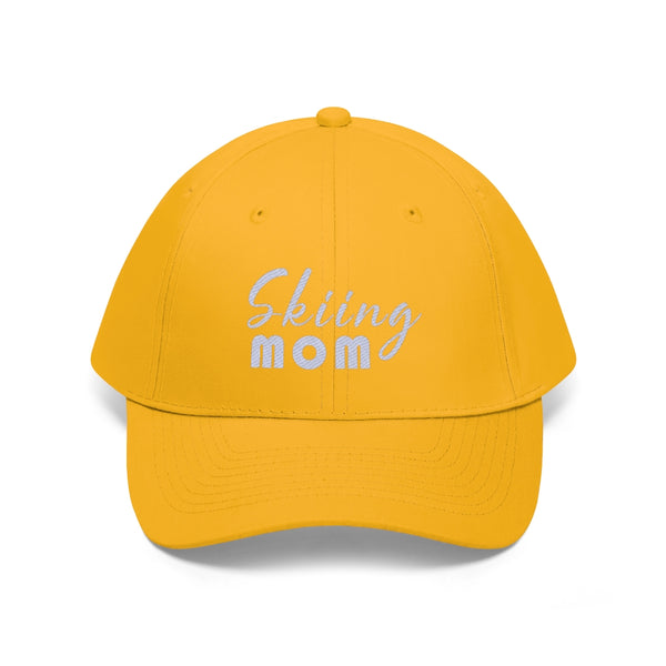 Skiing Mom - Unisex Twill Hat