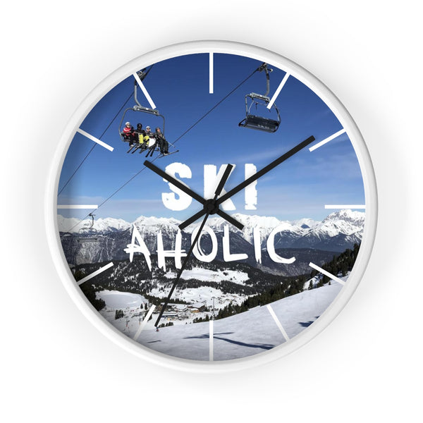 Wall clock - SkiAholic