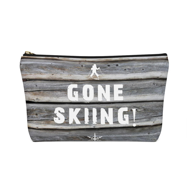 Gone Skiing - Accessory Pouch w T-bottom