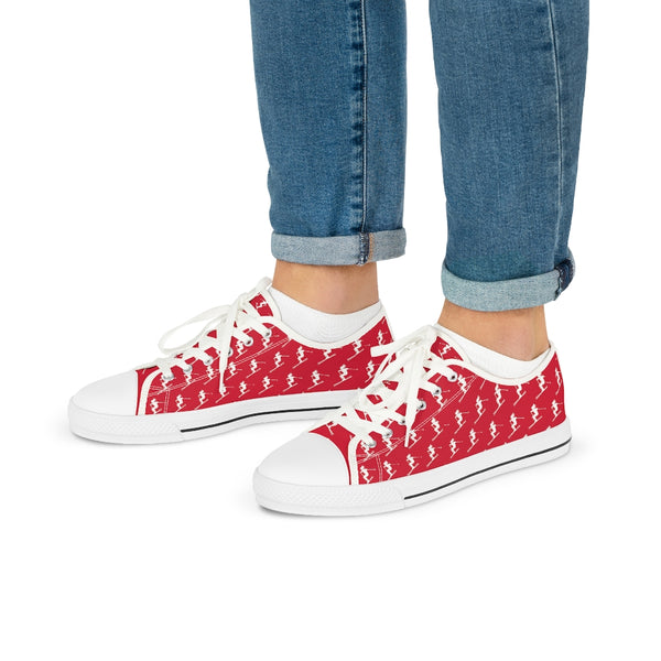 Skiers Red - Low Top Sneakers