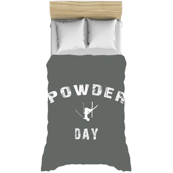 Powder Day Gray - Duvet Cover