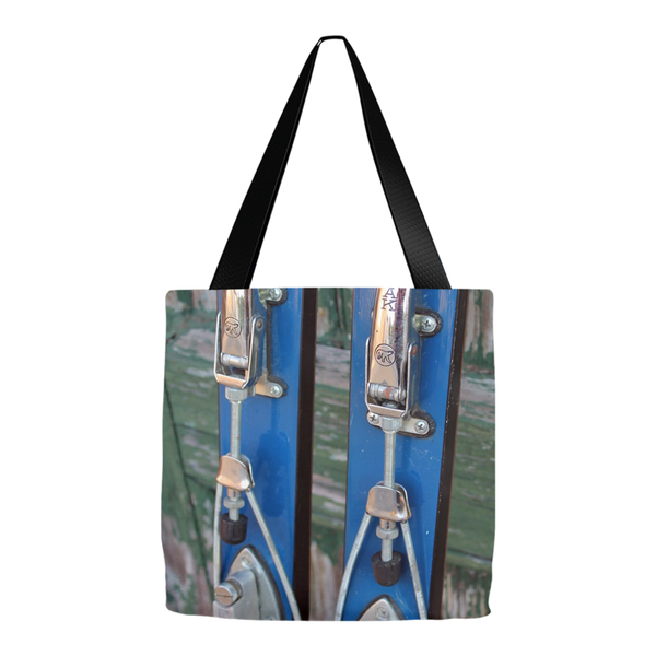 Vintage Ski Bindings - Tote Bag