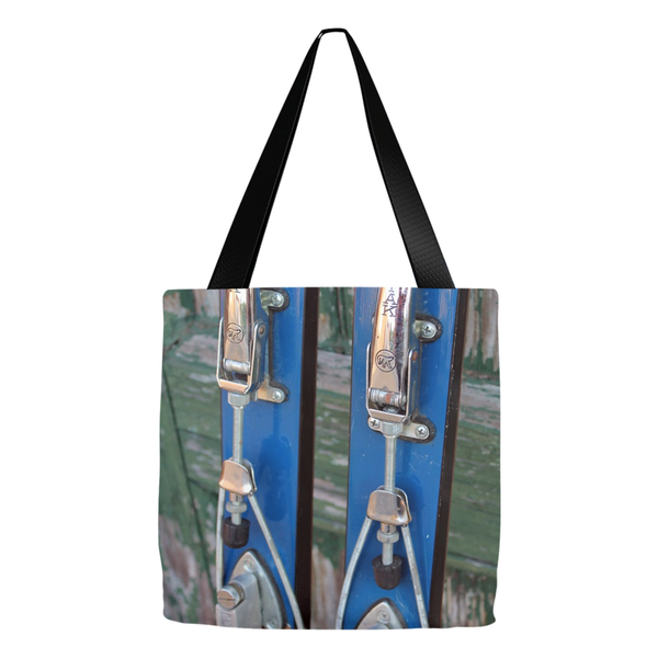 Vintage Ski Bindings - Tote Bag
