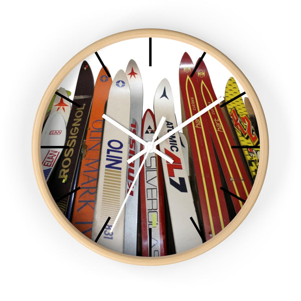 Wall Clock - Skis