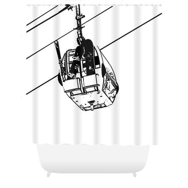 Ski Gondola - Shower Curtain