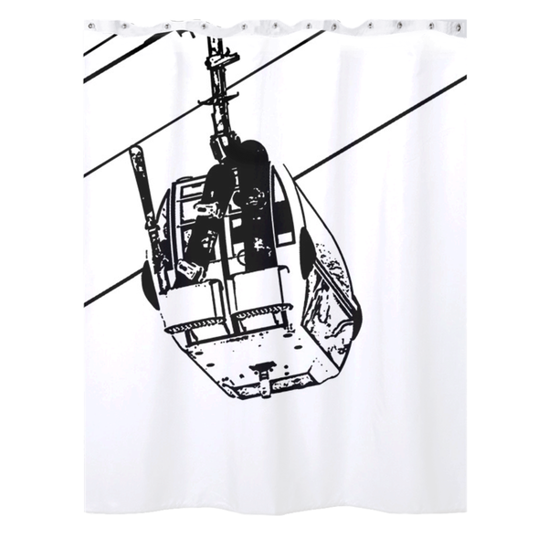 Ski Gondola - Shower Curtain