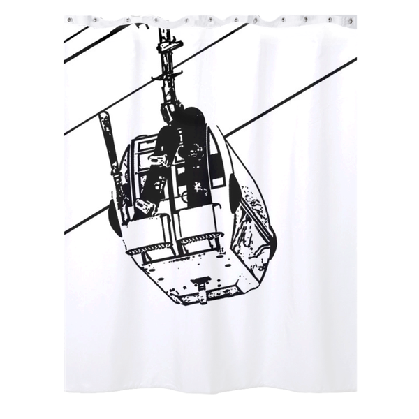 Ski Gondola - Shower Curtain