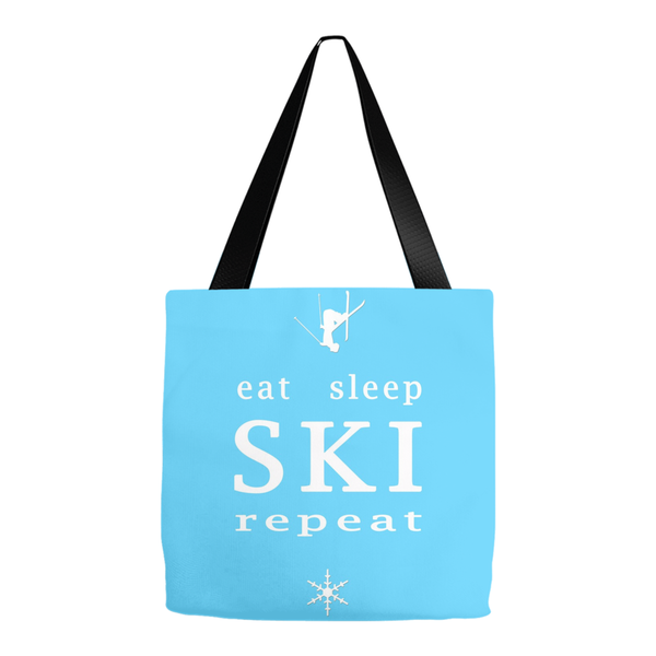 Eat Sleep SKI light blue - Tote Bag