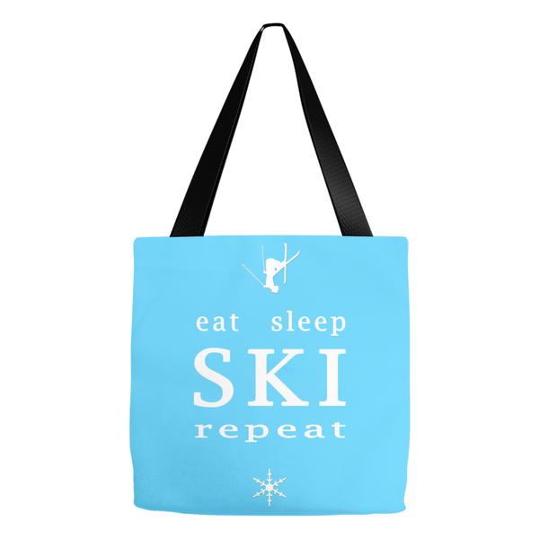 Eat Sleep SKI light blue - Tote Bag