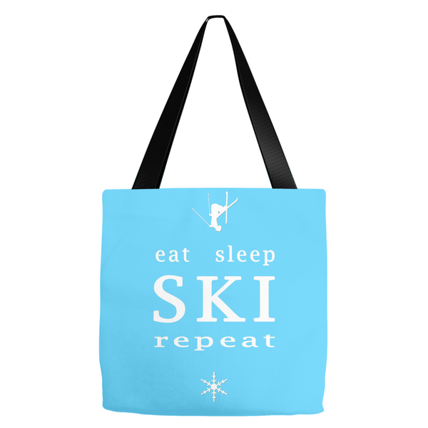 Eat Sleep SKI light blue - Tote Bag