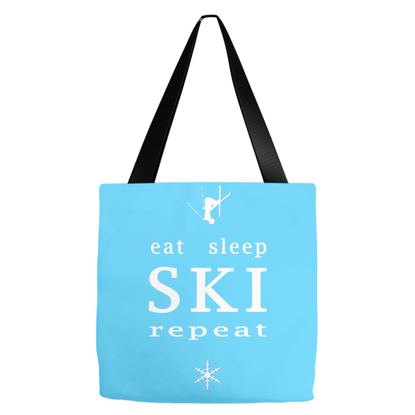 Eat Sleep SKI light blue - Tote Bag