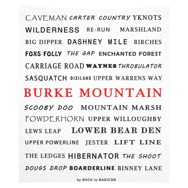 Burke Mountain - Wall Tapestry