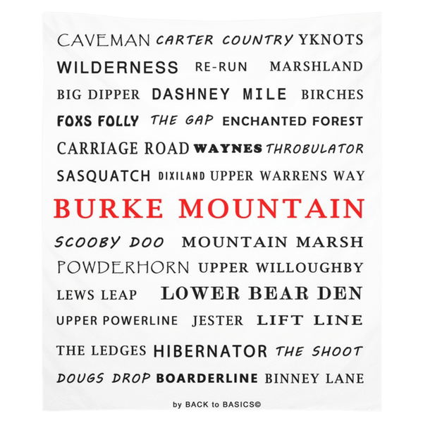 Burke Mountain - Wall Tapestry