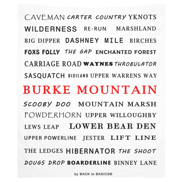 Burke Mountain - Wall Tapestry