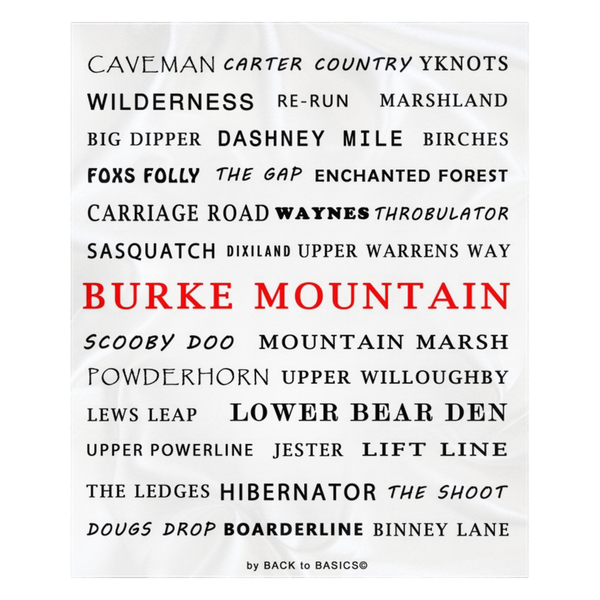Burke Mountain - Throw Blanket