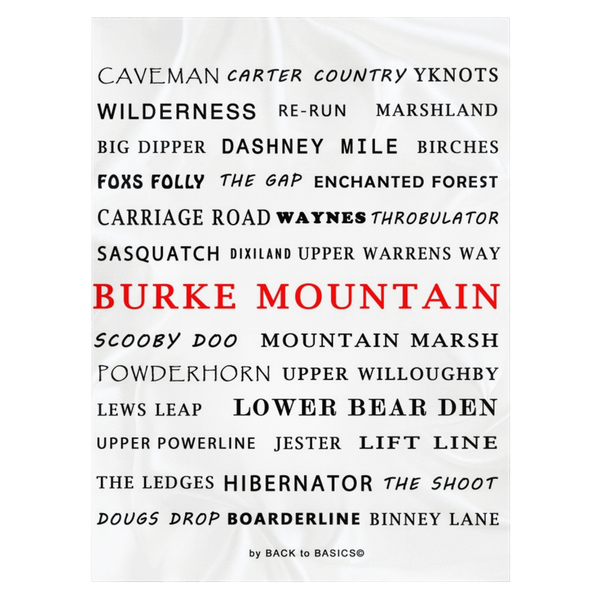 Burke Mountain - Throw Blanket