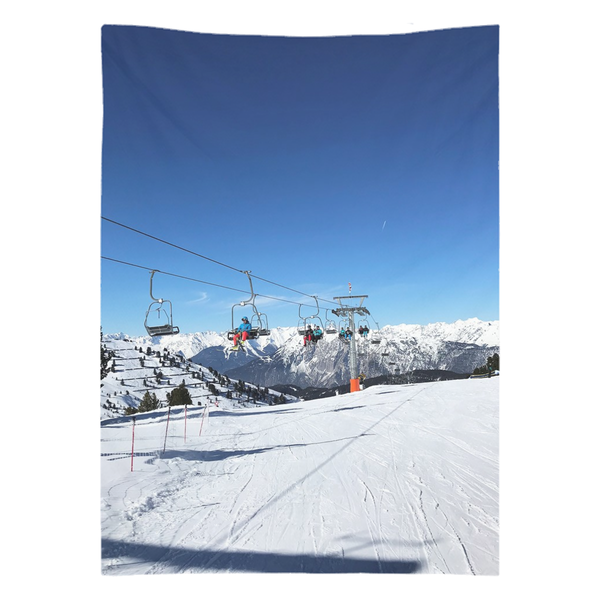 Chairlift Austrian Alps - Wall Tapestry