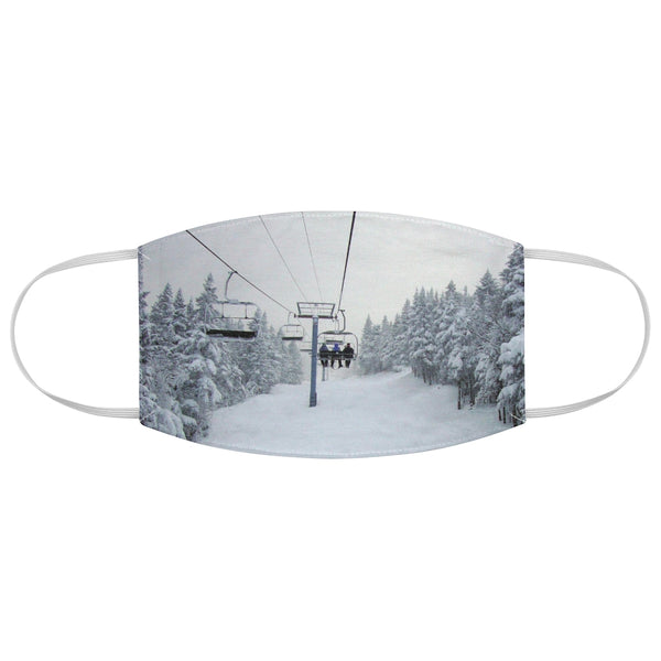 Chair Lift Vermont - Fabric Face Mask