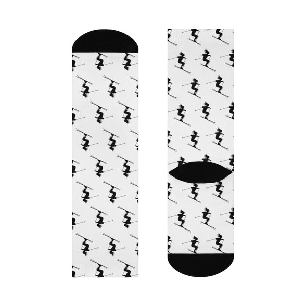 Skiers White - Crew Socks