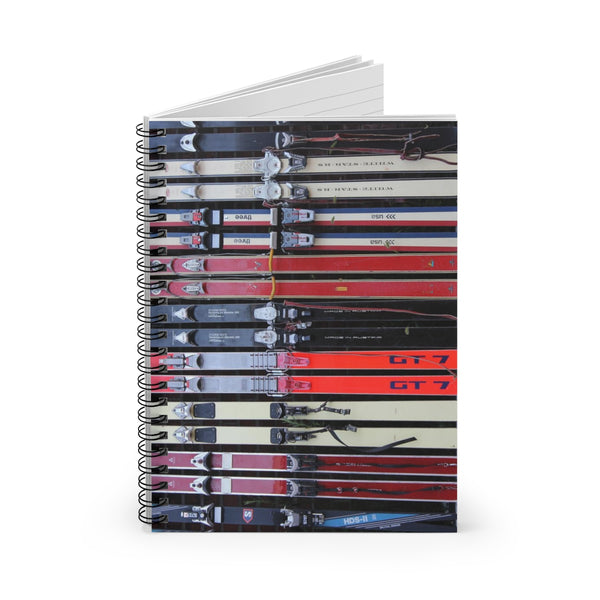 skiing inspired notebook